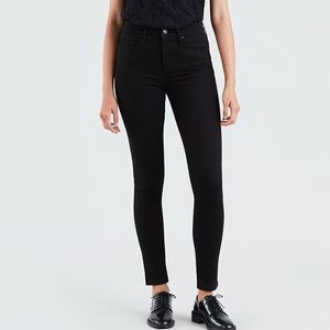 Levi’s Black 721 High Rise Skinny Jeans